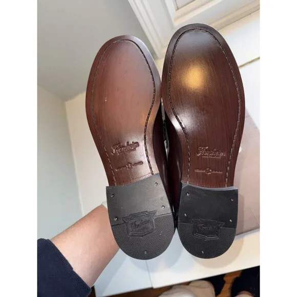 NIB Florsheim Berkley Men's Moc Toe Penny Loafer Burgundy Size 9 $145 [jb] - Picture 13 of 16